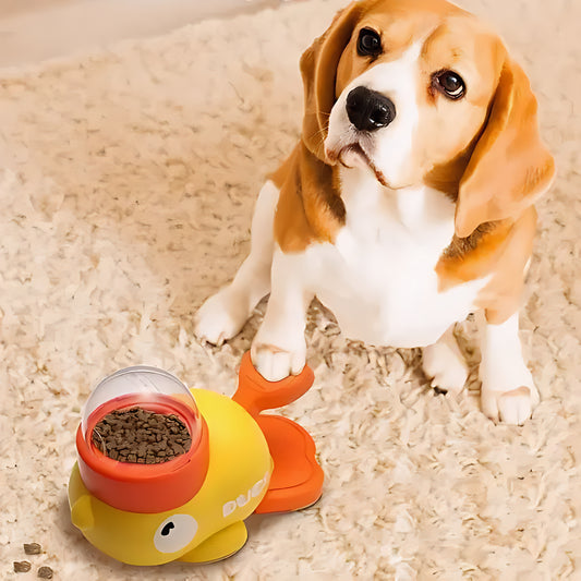 2-in-1 Interactive Dog Toy Pet Automatic Food Treat Dispenser
