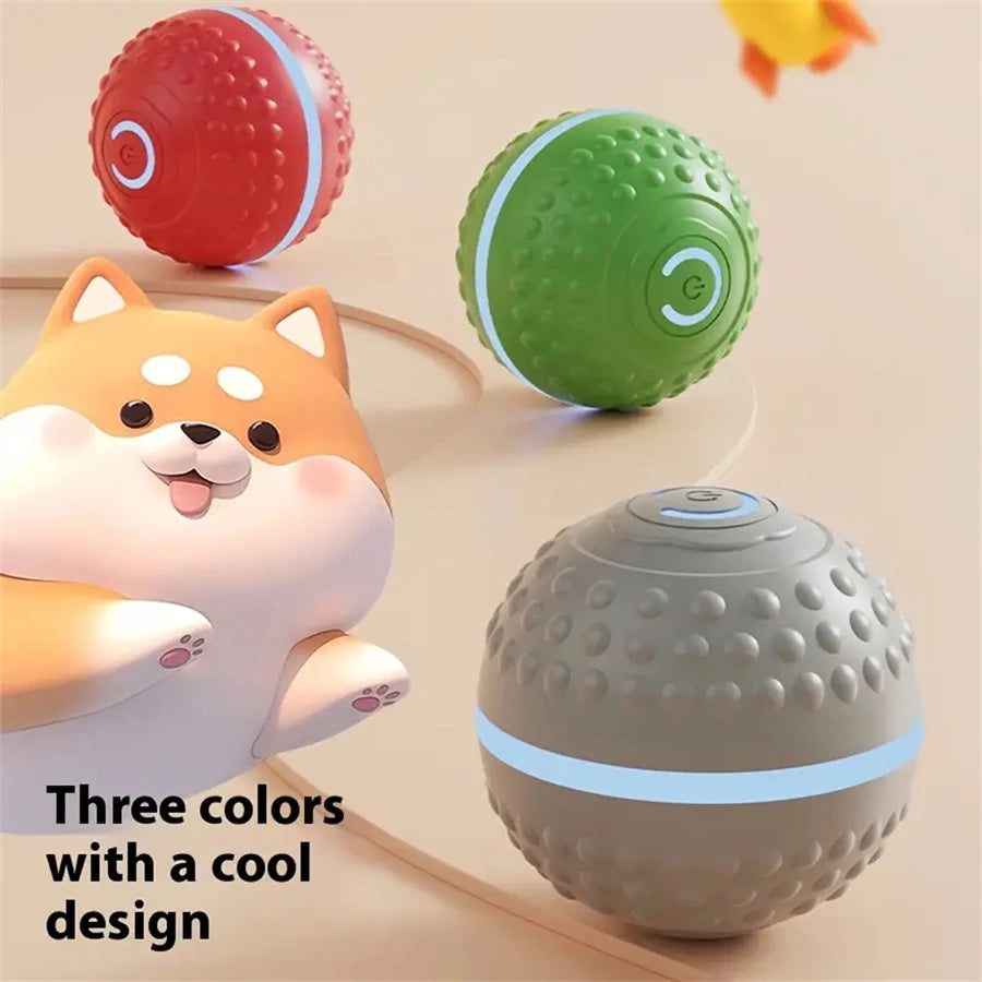 Smart Dog Toy Ball Automatic Interactive Pet Electronic Rolling USB