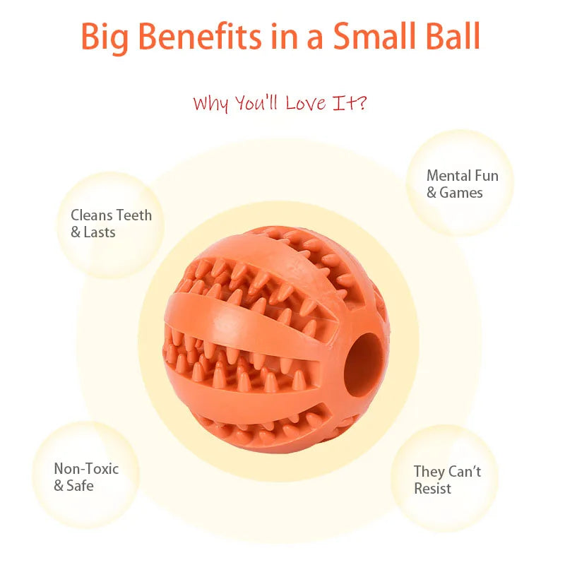 Dog Treat Toy Ball Dog Tooth Cleaning Toy Interactive Dog Toys Treat