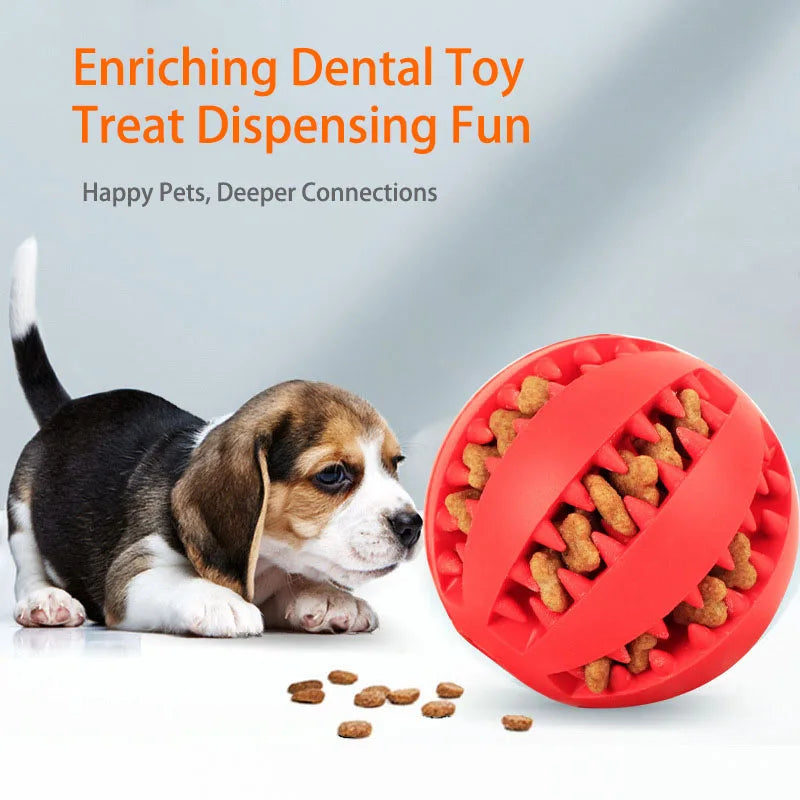 Dog Treat Toy Ball Dog Tooth Cleaning Toy Interactive Dog Toys Treat